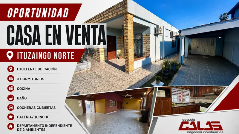 Casa en venta · Ituzaingó Norte, Ituzaingó, GBA Oeste, Provincia de Buenos Aires
