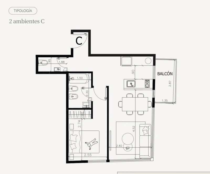 Departamento en venta · Coghlan, CABA