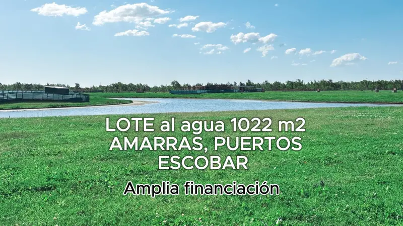 Terreno en venta · Amarras, Puertos del Lago, Escobar, GBA Norte, Provincia de Buenos Aires