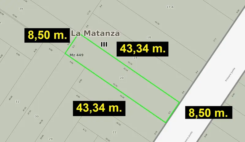 Terreno en venta · Ciudad Madero, La Matanza, GBA Oeste, Provincia de Buenos Aires