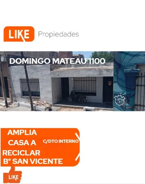 Casa en venta · San Vicente, Córdoba Capital, Córdoba