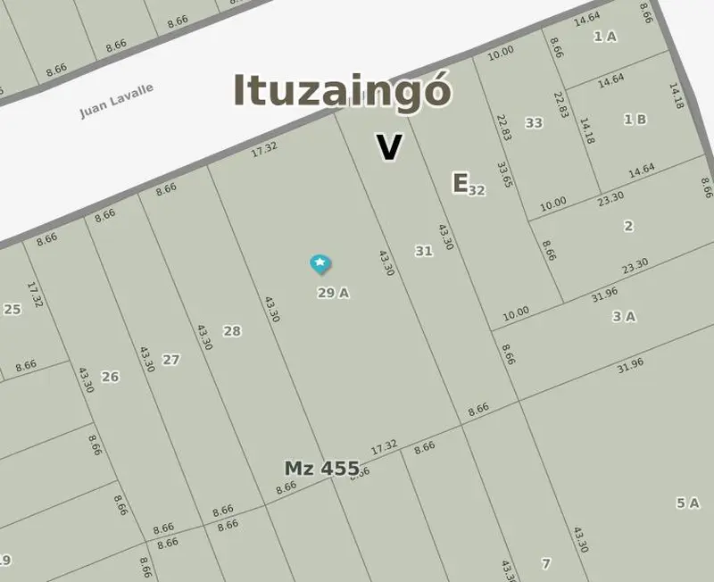 Terreno en venta · Ituzaingó Norte, Ituzaingó, GBA Oeste, Provincia de Buenos Aires