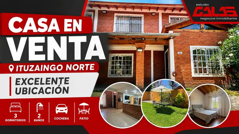 Casa en venta · Ituzaingó Norte, Ituzaingó, GBA Oeste, Provincia de Buenos Aires