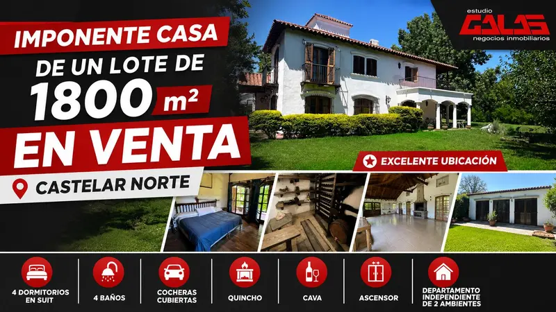 Casa en venta · Castelar, Morón, GBA Oeste, Provincia de Buenos Aires