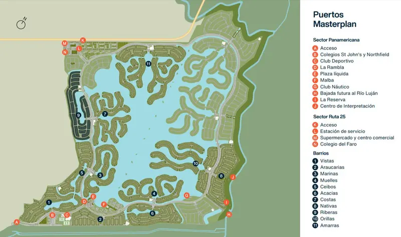 Terreno en venta · Riberas, Puertos del Lago, Escobar, GBA Norte, Provincia de Buenos Aires