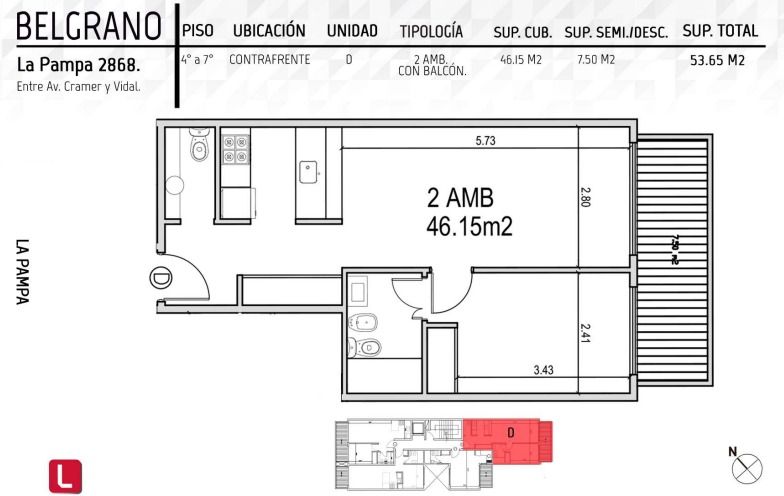Departamento en venta · Belgrano, CABA