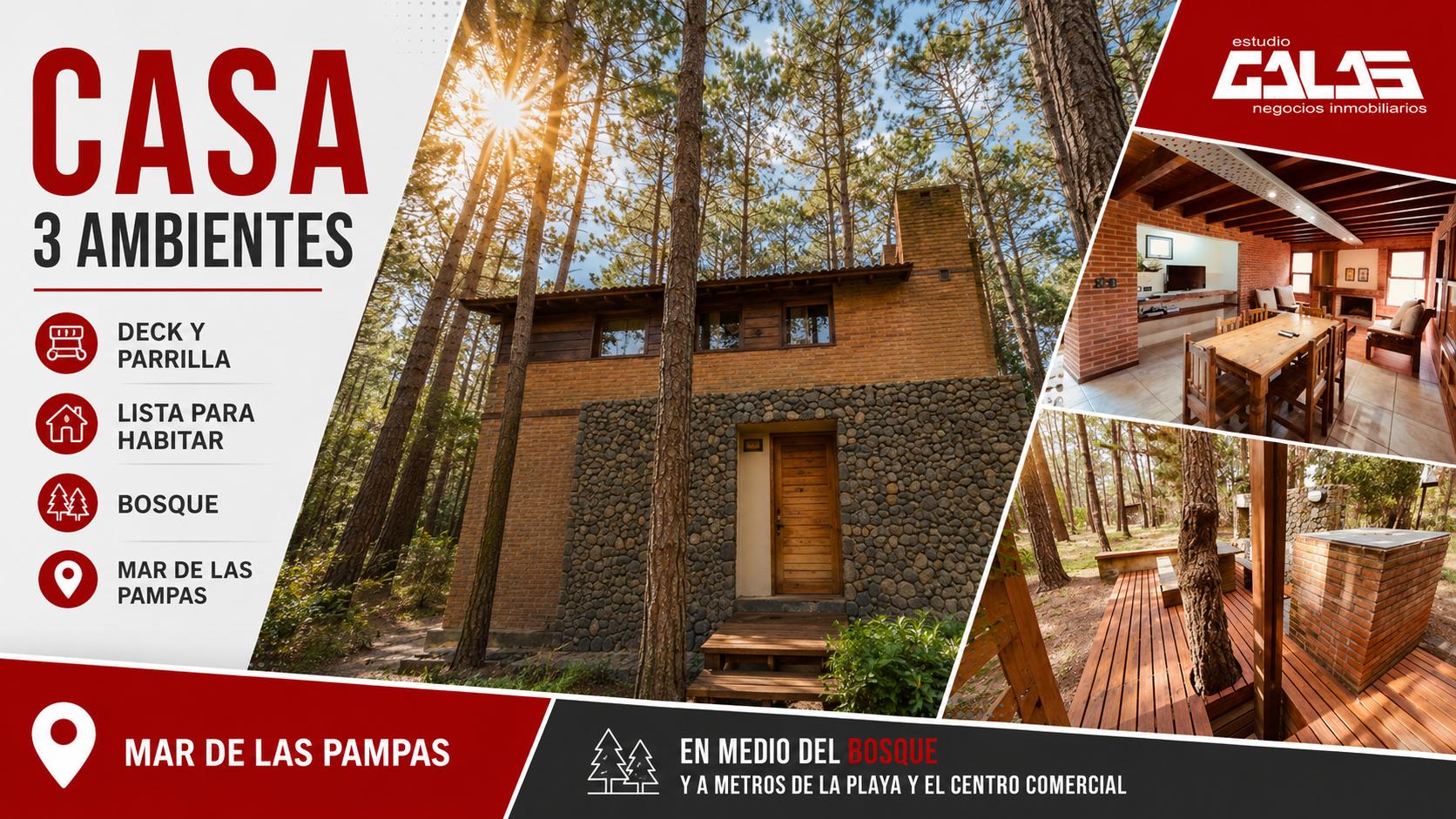 Casa en venta · Villa Gesell, Costa Atlántica, Provincia de Buenos Aires