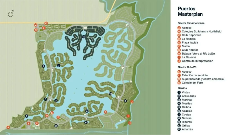 Terreno en venta · Amarras, Puertos del Lago, Escobar, GBA Norte, Provincia de Buenos Aires