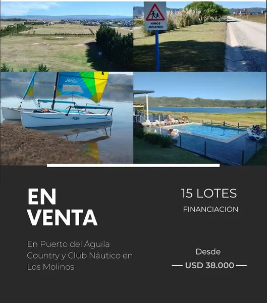 Terreno en venta · Los Molinos, Calamuchita, Córdoba