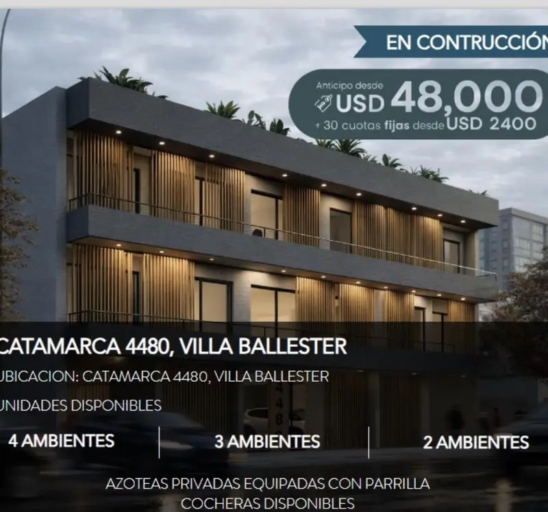 Emprendimiento en venta · Villa Ballester, General San Martin, GBA Norte, Provincia de Buenos Aires