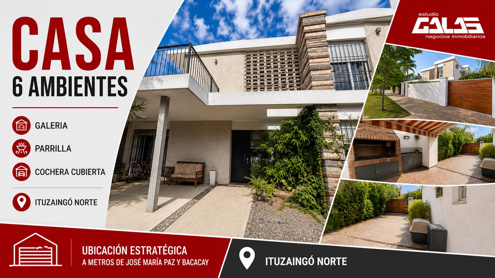Casa en venta · Ituzaingó Norte, Ituzaingó, GBA Oeste, Provincia de Buenos Aires