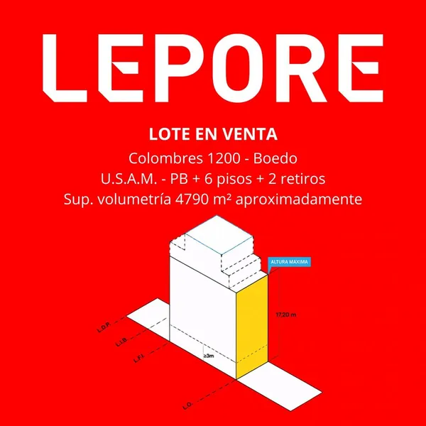 Terreno en venta · Boedo, CABA