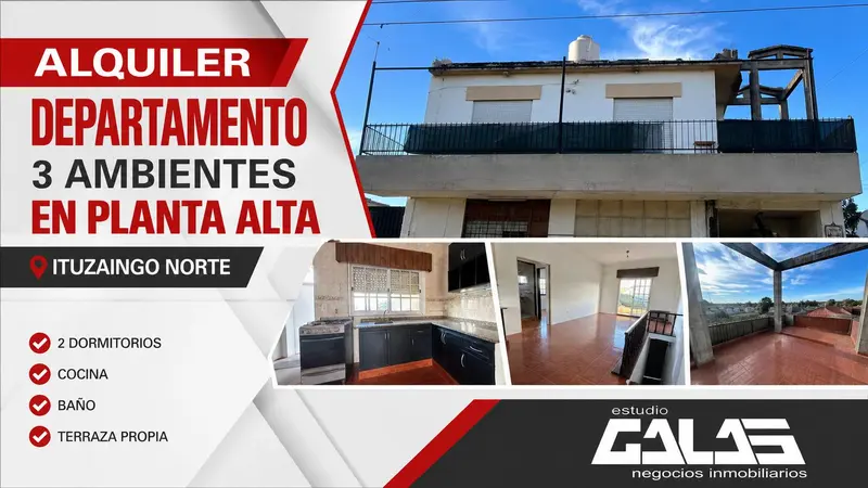 Departamento en alquiler · Ituzaingó Norte, Ituzaingó, GBA Oeste, Provincia de Buenos Aires