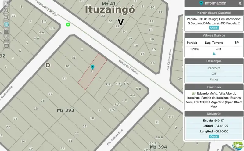 Terreno en venta · Ituzaingó Norte, Ituzaingó, GBA Oeste, Provincia de Buenos Aires