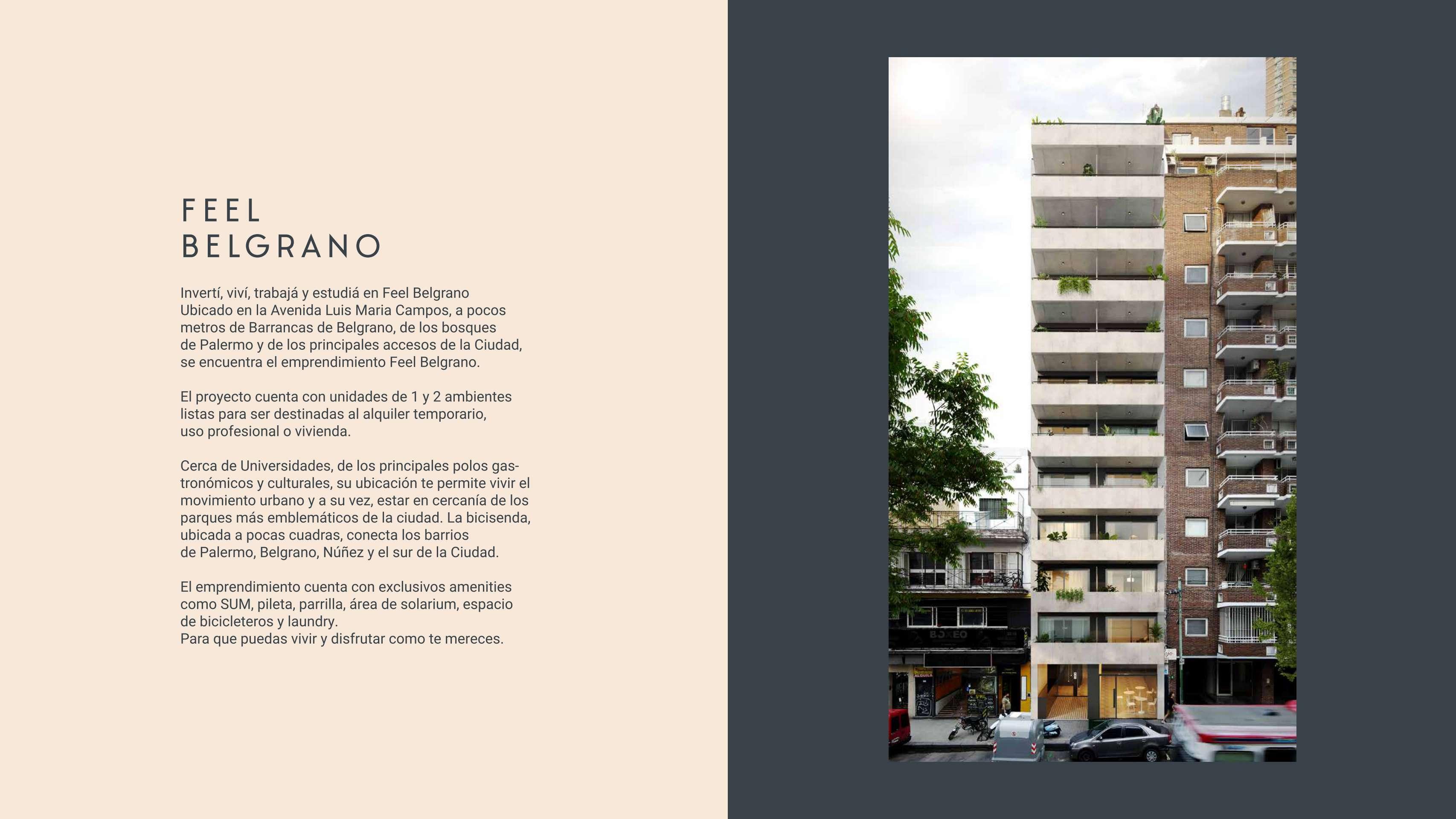 Departamento en venta · Belgrano, CABA