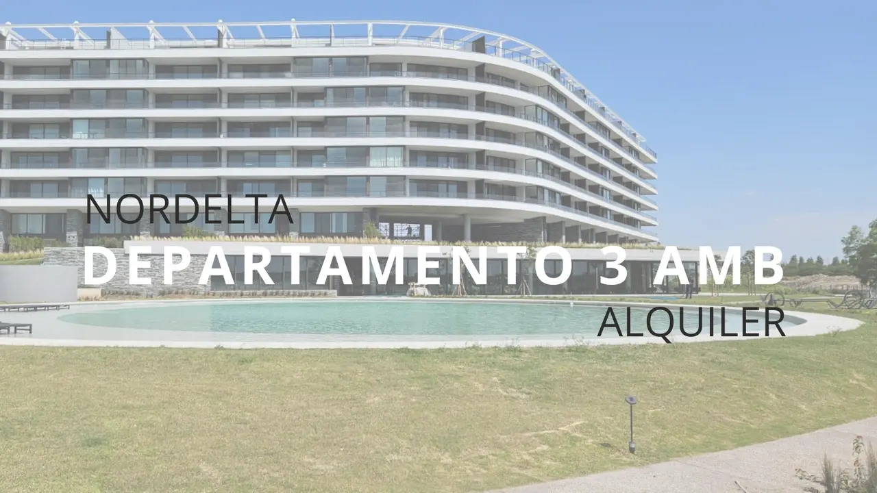ALQUILER DEPARTAMENTO 3 AMB OCEANA NORDELTA