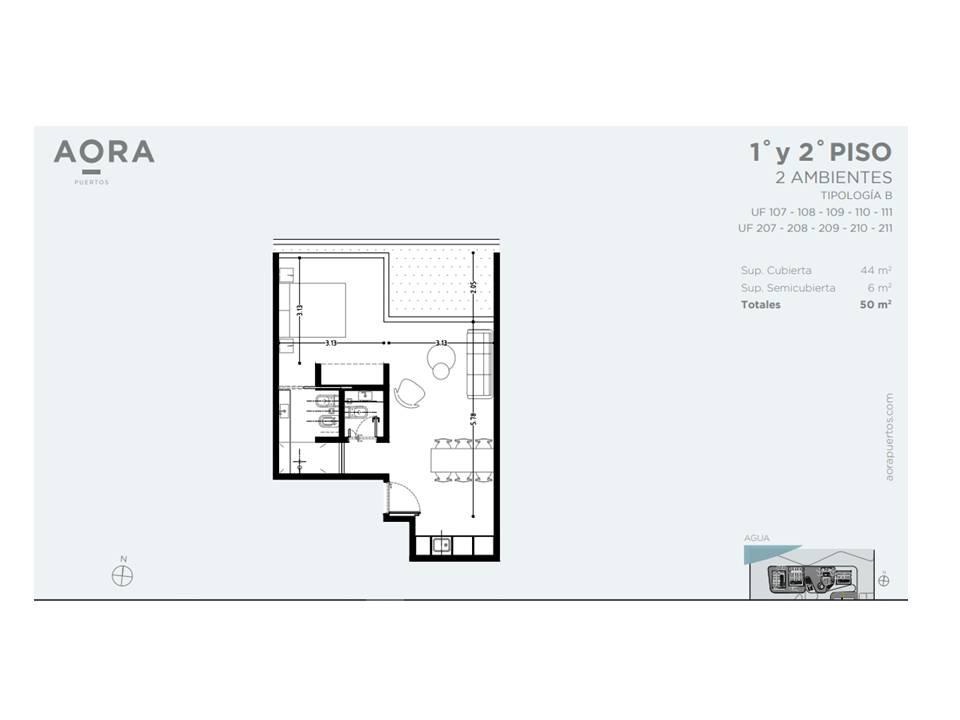 Departamento en venta · Puertos del Lago, Escobar, GBA Norte, Provincia de Buenos Aires