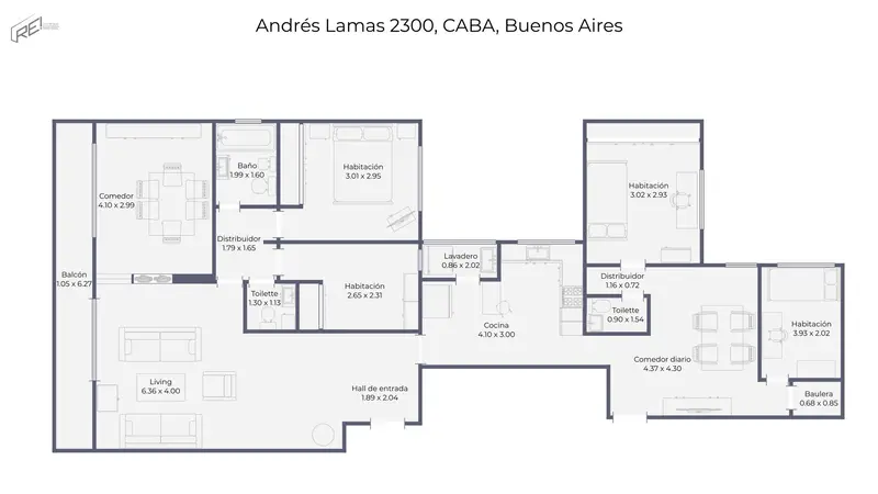 Departamento en venta · La Paternal, CABA