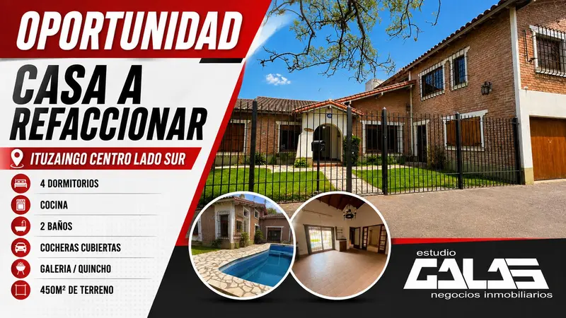 Casa en venta · Ituzaingó Norte, Ituzaingó, GBA Oeste, Provincia de Buenos Aires Casa en venta · Ituzaingó Norte, Ituzaingó, GBA Oeste, Provincia de Buenos Aires
