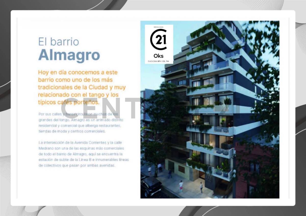 Departamento en venta · Almagro, CABA