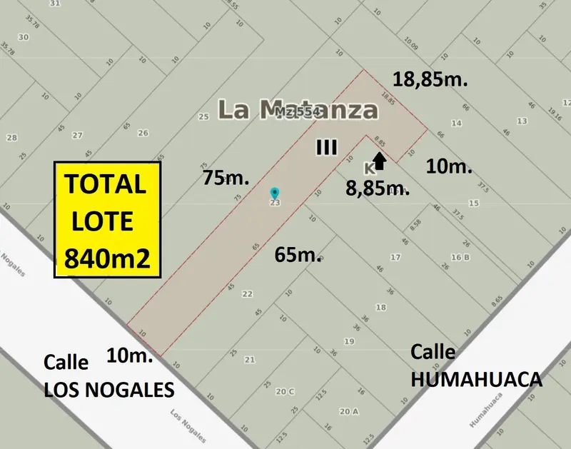 Terreno en venta · Tapiales, La Matanza, GBA Oeste, Provincia de Buenos Aires