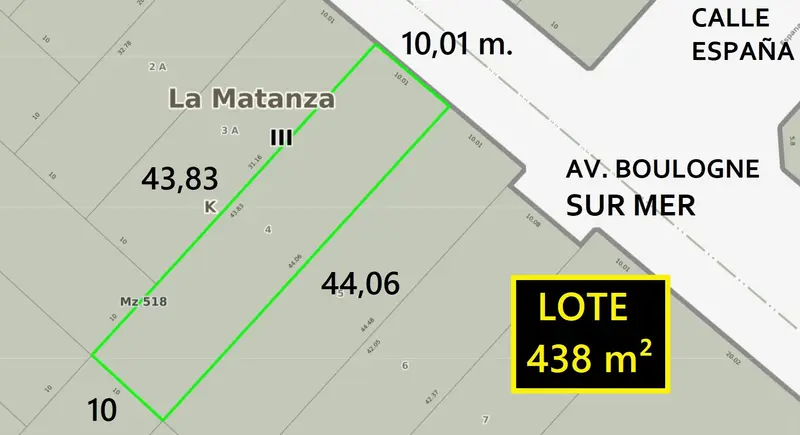 Terreno en venta · Tapiales, La Matanza, GBA Oeste, Provincia de Buenos Aires