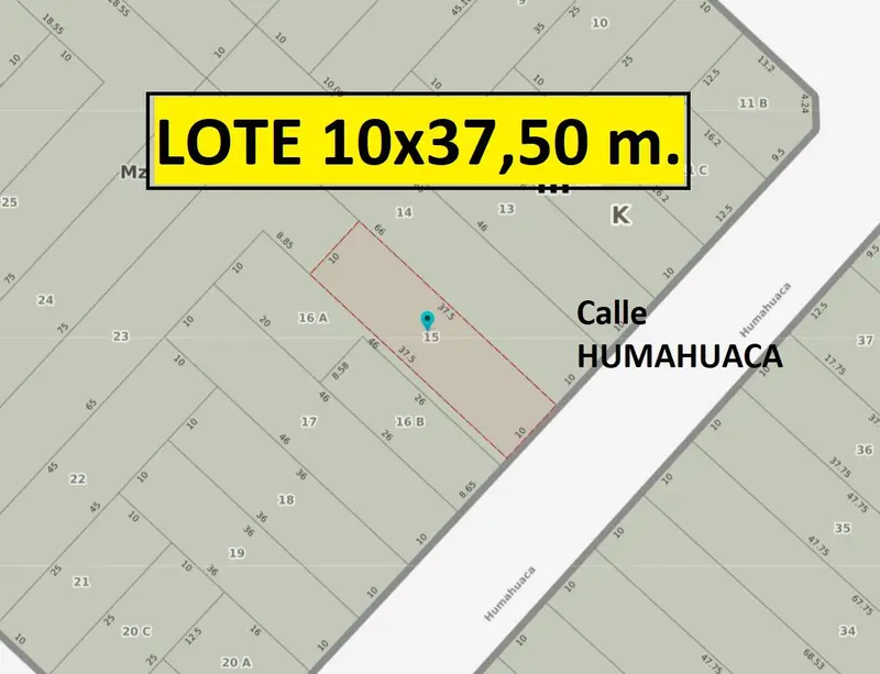 Terreno en venta · Tapiales, La Matanza, GBA Oeste, Provincia de Buenos Aires