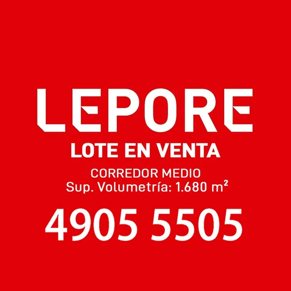 Terreno en venta · Almagro, CABA