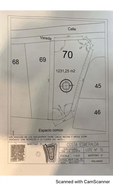 Terreno en venta · Costa Esmeralda, Punta Medanos, La Costa, Costa Atlántica, Provincia de Buenos Aires