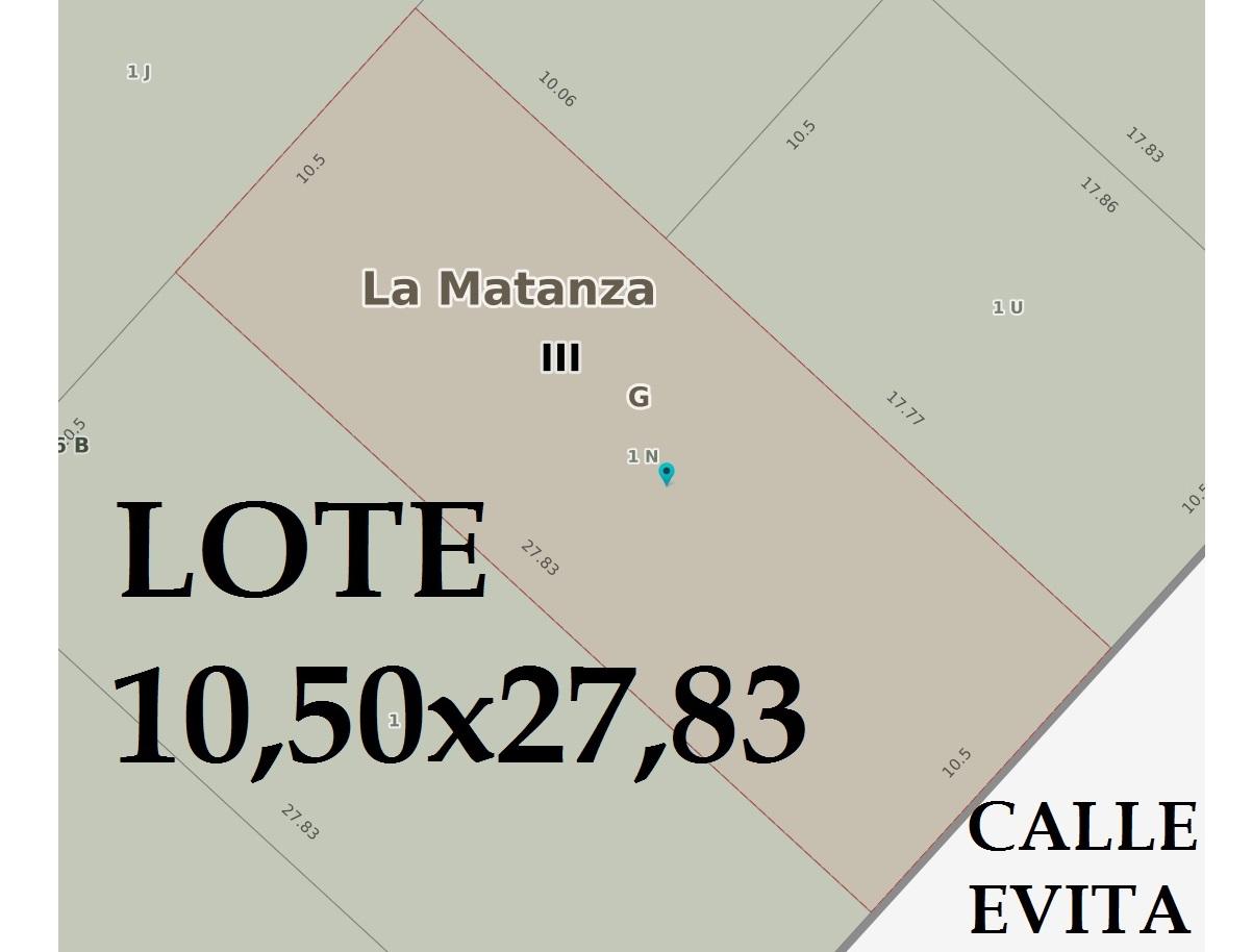 Terreno en venta · Ciudad Madero, La Matanza, GBA Oeste, Provincia de Buenos Aires