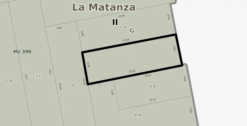 Terreno en venta · Ramos Mejia, La Matanza, GBA Oeste, Provincia de Buenos Aires