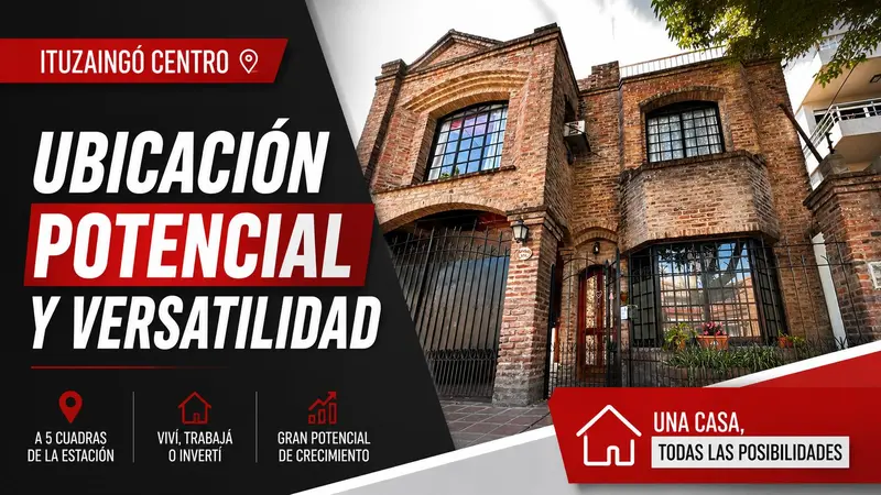 Casa en venta · Ituzaingó Centro, Ituzaingó, GBA Oeste, Provincia de Buenos Aires