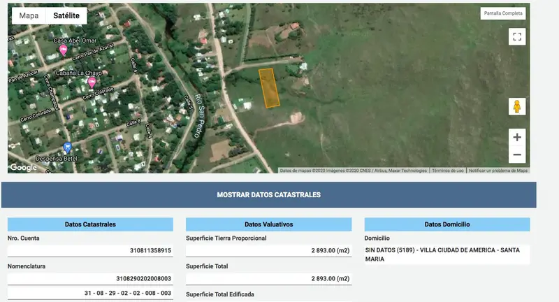 Terreno en venta · Villa Ciudad De America, Santa Maria, Córdoba