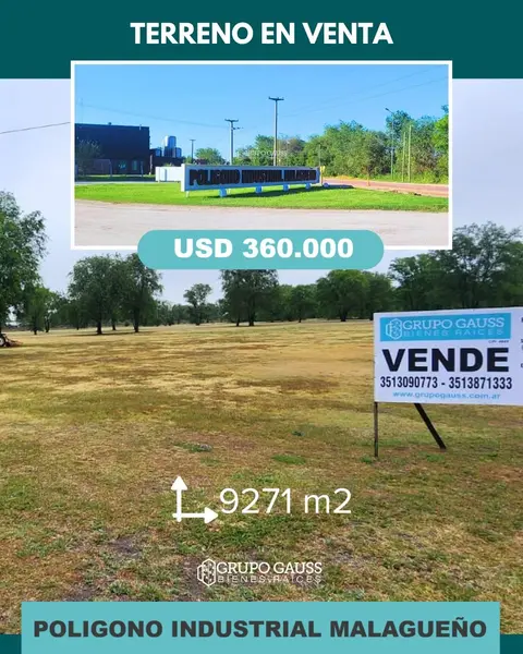 Terreno en venta · Malagueño, Punilla, Córdoba