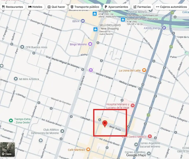 Terreno en venta · Moreno, GBA Oeste, Provincia de Buenos Aires