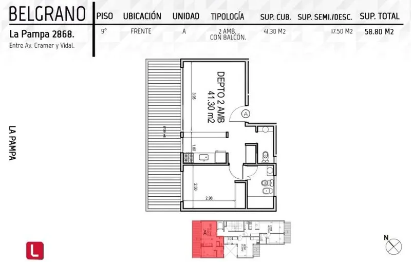 Departamento en venta · Belgrano, CABA