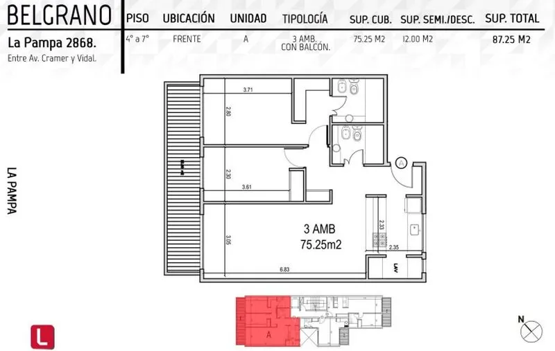 Departamento en venta · Belgrano, CABA