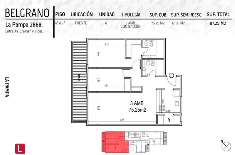Departamento en venta · Belgrano, CABA