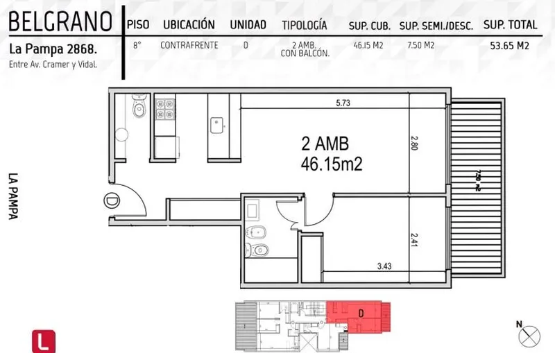 Departamento en venta · Belgrano, CABA