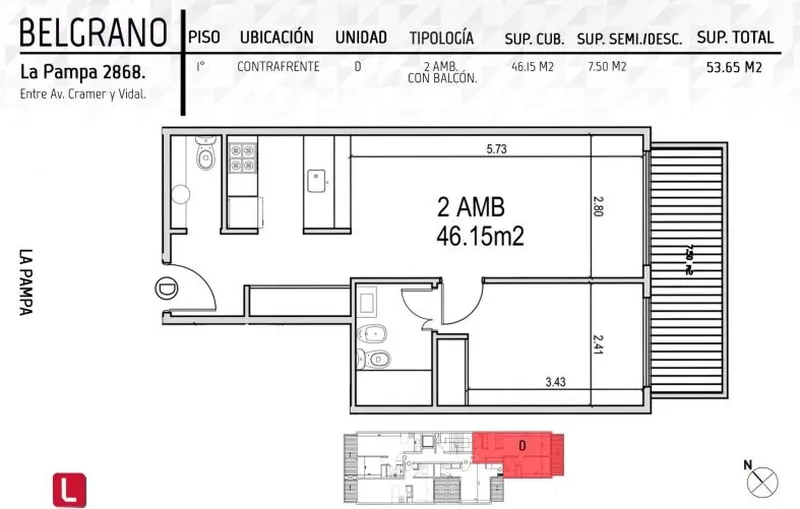 Departamento en venta · Belgrano, CABA