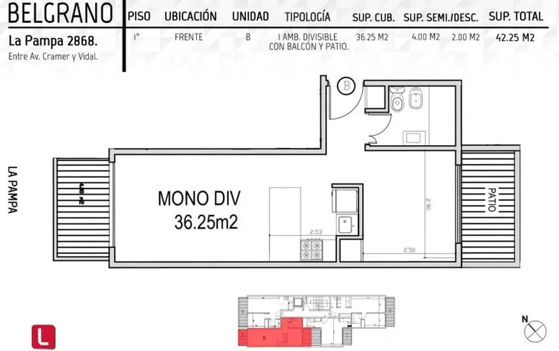 Departamento en venta · Belgrano, CABA
