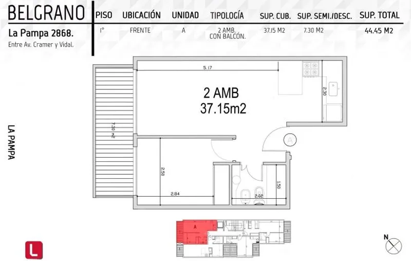 Departamento en venta · Belgrano, CABA