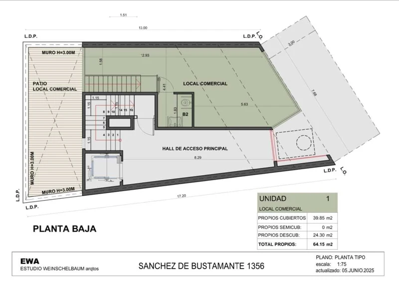 Terreno en venta · Recoleta, CABA