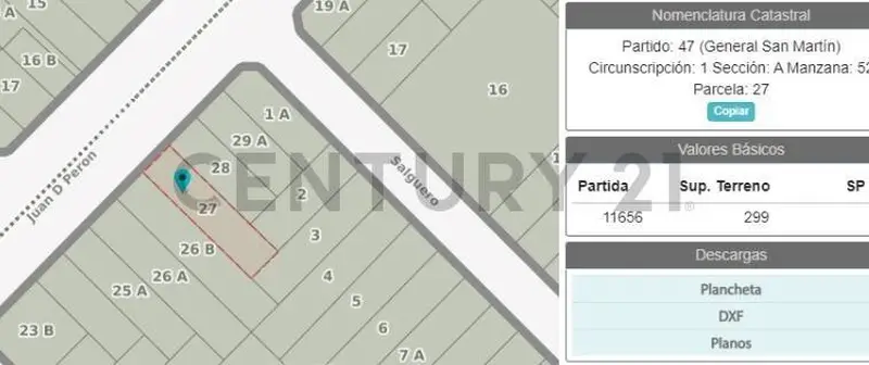 Terreno en venta · General San Martin, GBA Norte, Provincia de Buenos Aires