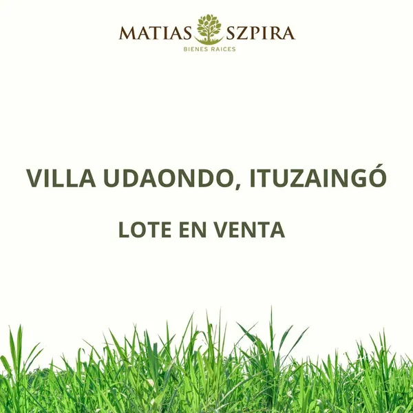 Terreno en venta · Villa Gobernador Udaondo, Ituzaingó, GBA Oeste, Provincia de Buenos Aires