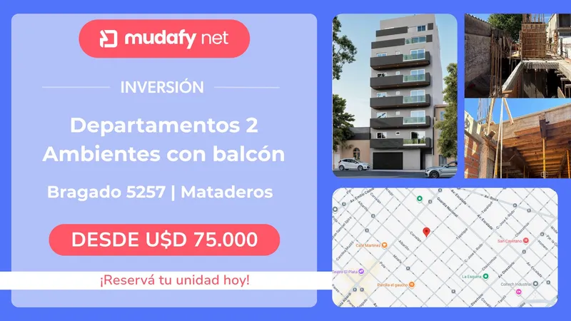 Departamento en venta · Mataderos, CABA