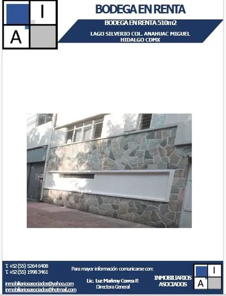 Bodega en alquiler · Anahuac I Sección, Anahuac, Miguel Hidalgo, Ciudad de México
