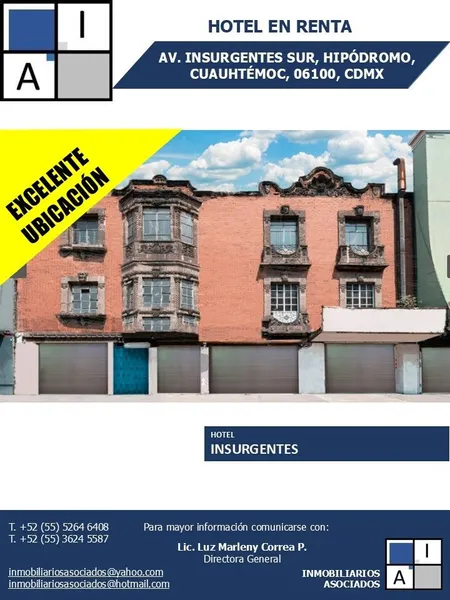 Departamento en alquiler · Hipodromo Condesa, Condesa, Cuauhtémoc, Ciudad de México