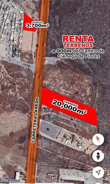 Lote en alquiler · Ciénega de Flores Centro, Ciénega de Flores, Nuevo León
