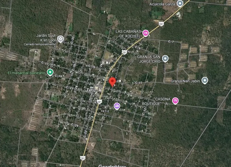 Lote en venta · Tetiz, Tetiz, Yucatán